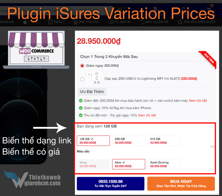 Plugin iSures Variation Prices