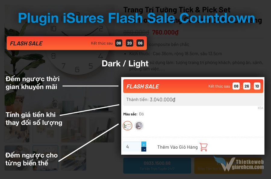 iSures Flash Sale Countdown Plugin