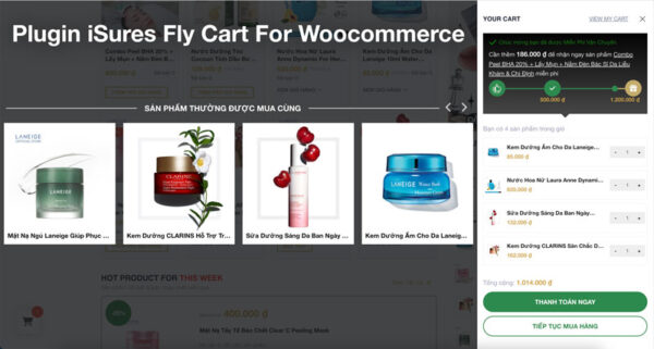 Plugin iSures Fly Cart For Woocommerce